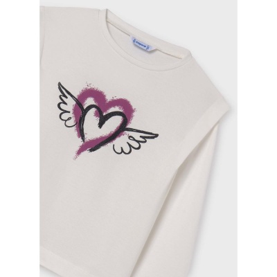 Лонгслив Mayoral 7012/10 молочный 02