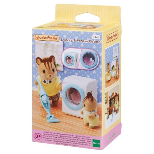 Игровой набор Sylvanian Families Стиральная машинка и пылесос Epoch 5445 фото 6