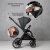 Коляска 2 в 1 Amarobaby Motus серый