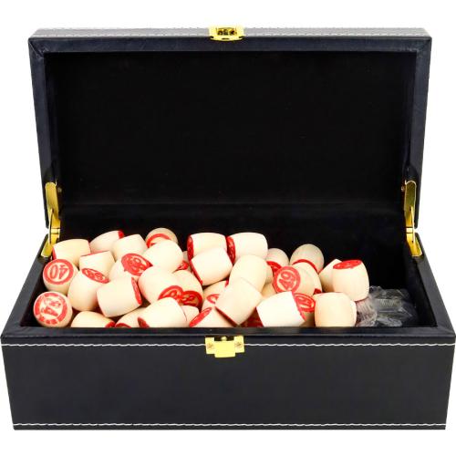 Настольная игра Русское Лото деревянные бочонки 90 штук Miland ИГН-0307 фото 4