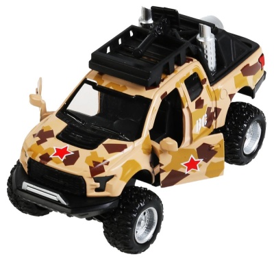 Инерционная машинка Военный пикап Технопарк FY708-13SLMIL-BN 02
