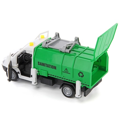 Автомобиль мусоровоз с фрикционным механизмом свет звук Veld Co 118477 5
