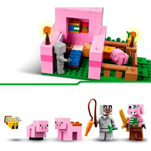 Конструктор Lego Minecraft 21268 Домик поросёнка фото 3