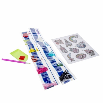 Набор для творчества Алмазная мозаика Наклейки Единорог 1Toy Т21896