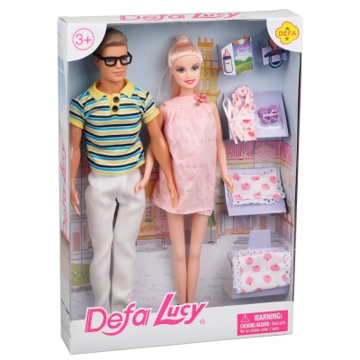 Набор кукол Счастливая семья 3 куклы Defa Lucy 8349a 4