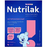 Молочная смесь для новорожденных Nutrilak Premium Антирефлюксный 350 г