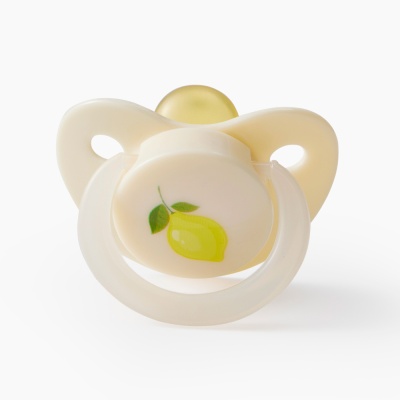 Соска пустышка латексная с колпачком от 0 месяцев Happy Baby 13022 lemon 3