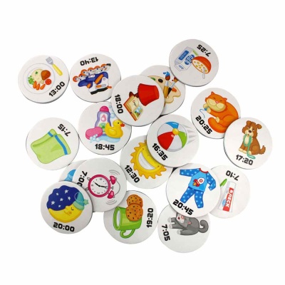 Игра развивающая Магнитные истории Учим время! Десятое Королевство 01658