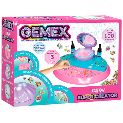 Набор Super Creator для создания украшений и аксессуаров Gemex HUN8633 4