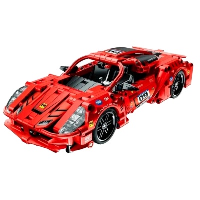 Конструктор Спортивный автомобиль инерционный 437 деталей Qman 5809IMM 1