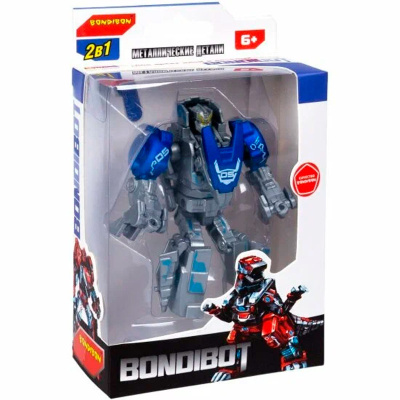 Трансформер Bondibot Робот Динозавр Велоцираптор с металлическими деталями Bondibon ВВ5895 4