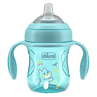 Поильник Transition Cup от 4 месяцев голубой Chicco 8058664180608