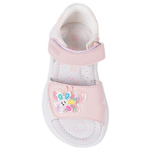 Сандалии для девочки Tom&Miki 11570-B розовые фото 2