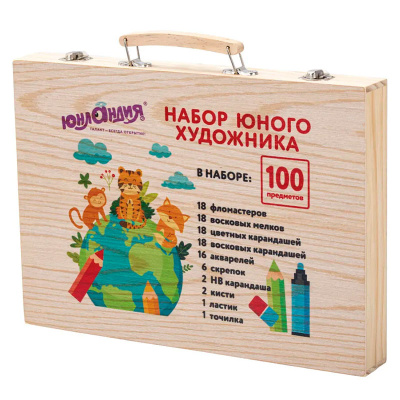 Набор юного художника Animals для рисования Brauberg Kids 665675 5