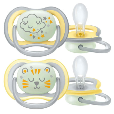 Светящаяся соска-пустышка Philips ultra air night Avent SCF376/01 1