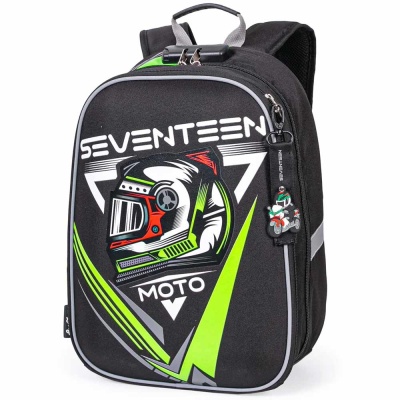 Школьный ранец с кодовым замком Мото шлем Seventeen АХ-SKJB-UT8-866L