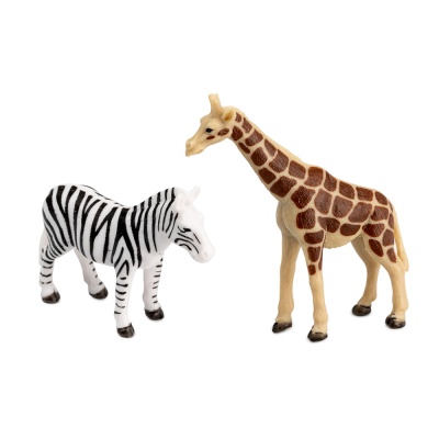 Набор мини фигурок Животные Африки Wildlife 12 штук Konik AMW2142