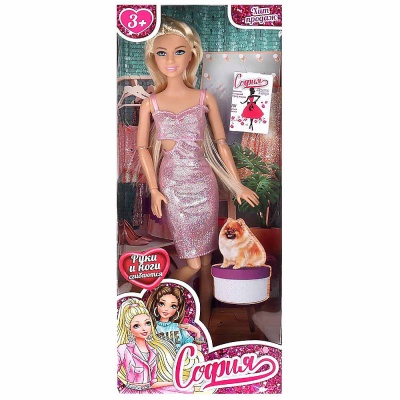 Кукла София в ярком наряде 29 см Карапуз 66001BOX-C39-S-BB 4