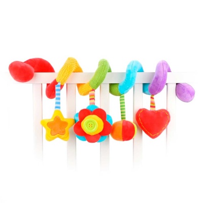 Растяжка Радуга с развивающими игрушками Жирафики 939718