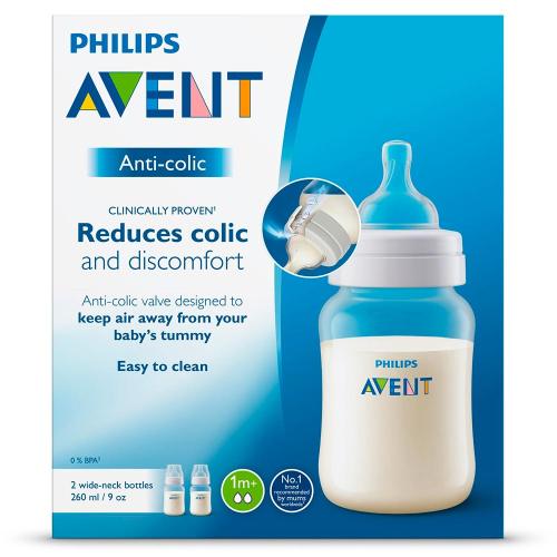 Бутылочка для кормления Philips Avent Anti-colic SCF813/27 260 мл 2 шт фото 2