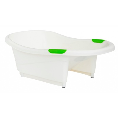 Ванна детская с анатомической горкой и сливом Roxy Kids RBT-W1035 1