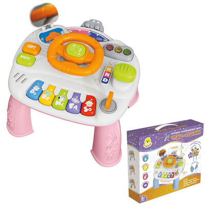 Игрушка развивающая Чудо-столик Руль Levatoys FCJ1343696 розовый  2