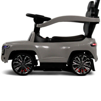 Детский толокар Toyota Land Cruiser 300 RiverToys Z002ZZ-B серый 4