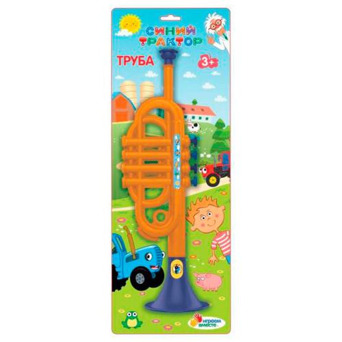 Музыкальная игрушка Труба Синий трактор Играем вместе 1912M081-R2 фото 2