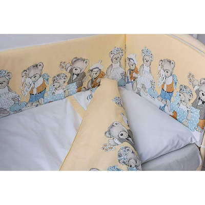 Бортик для детской кроватки Мишкины игрушки Lappetti 1023/4 2