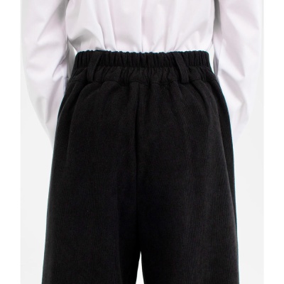 Брюки школьные для девочки Синяя Мода W503B-G39 черные 5