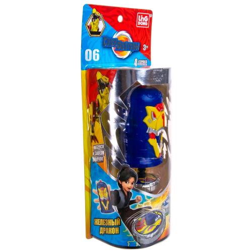 Волчок Спинфайтеры с пусковым механизмом Железный Дракон Gulliver Toys TL0906 фото 4