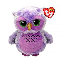 Мягкая игрушка Beanie Boos Пурпурный Совенок Owlivia 15 см Ty Inc 37364