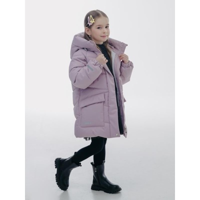 Пальто Fox-cub 5149 пудра 02