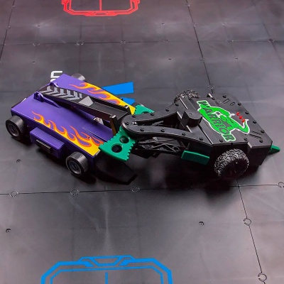 Радиоуправляемые роботы Битва роботов 2 штуки MU252-2 5