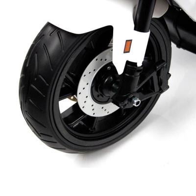  Детский электротрицикл RiverToys Z333ZZ белый