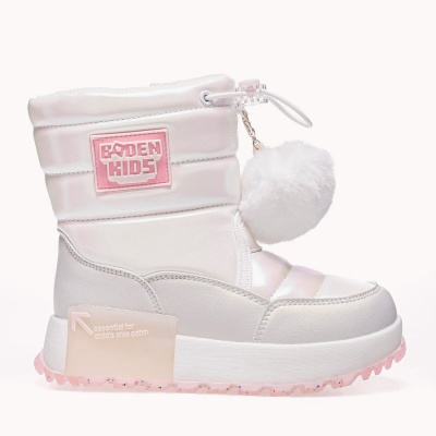 Сапоги для девочки Baden KPN002-020 белые 2