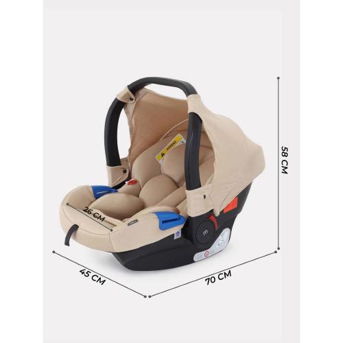 Автокресло детское MOWBaby Step UB516 Beige фото 9