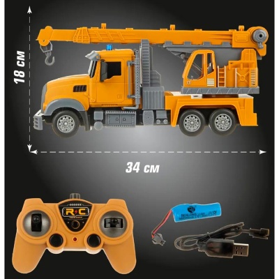 Машина радиоуправляемая Автокран Veld Co 133831