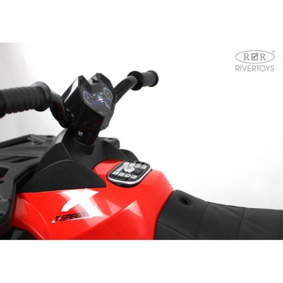 Детский электроквадроцикл 4WD RiverToys T001TT красный