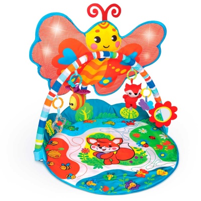 Развивающий музыкальный коврик Бабочка Жирафики 939795