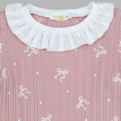Блузка Бантики Чуди Кидс 499125Ц2 розовый 02