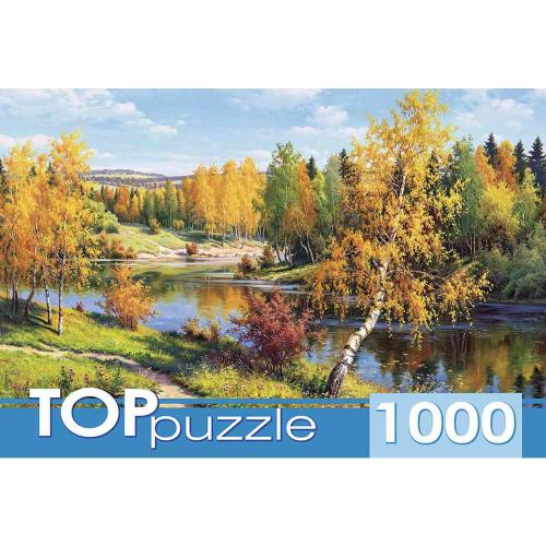 Пазлы Прищепа Золотая осень TOPpuzzle Рыжий кот РУКТП1000-1059 