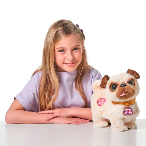Мягкая интерактивная игрушка Pets Alive Мопс Zuru 9521 фото 3