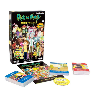 Настольная игра Рик и Морти Всмортить всё Hobby World 915320