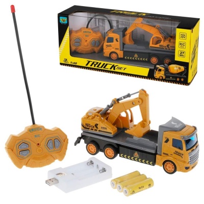 Автомобиль Экскаватор радиоуправляемый масштаб 1:48 Пламенный мотор WL-50B 2
