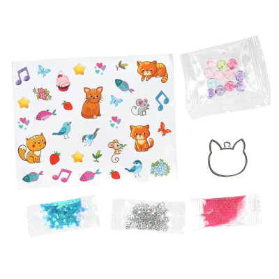 Игровой набор для создания украшений Кошечка Multi Аrt EPOXBAG-128726  3