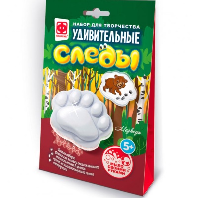 Набор для творчества Удивительные следы Медвежонок Фантазер 982710