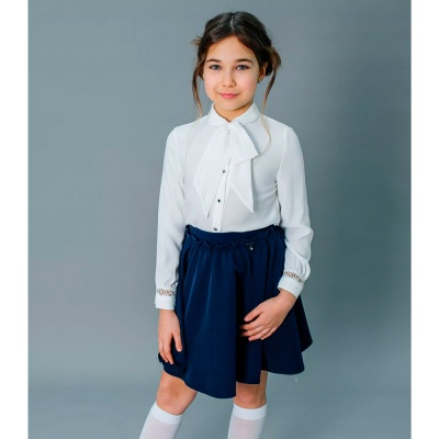 Юбка школьная для девочки Deloras Q64070 синяя 2