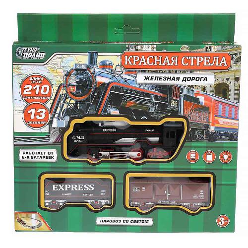 Железная дорога на батарейках Технодрайв 2012B125-R фото 6