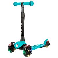 Самокат трехколесный складной светящиеся колеса Slider Stile1G
